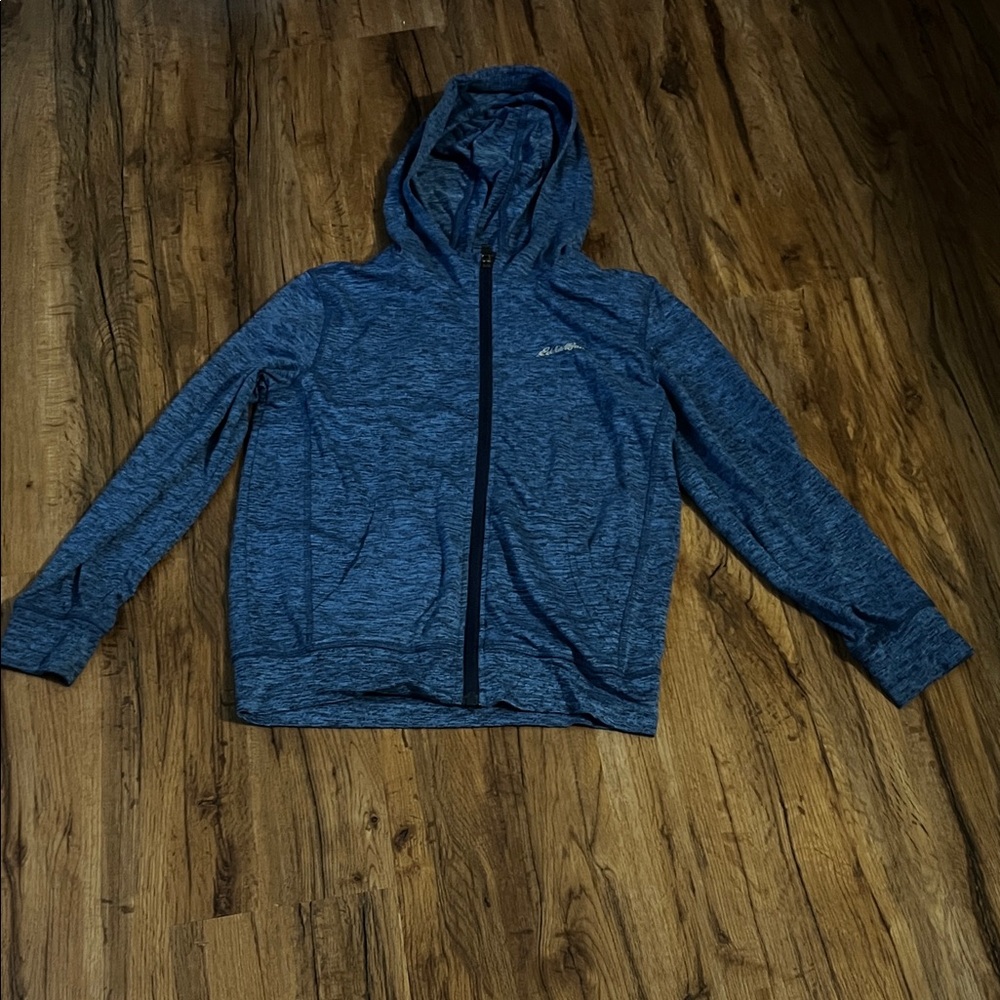 Eddie Bauer Kids Heathered Blue Hoodie